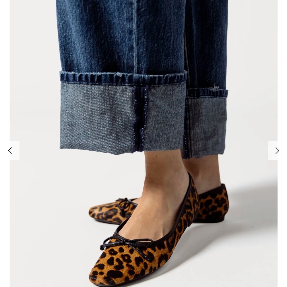 NEW SCHUTZ Arrisa Leopard Ballet Flats - Picture 2 of 5